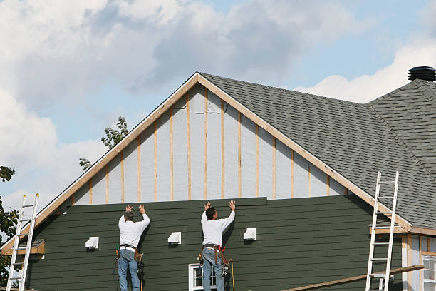 Professional Siding technician working in Diggs, VA